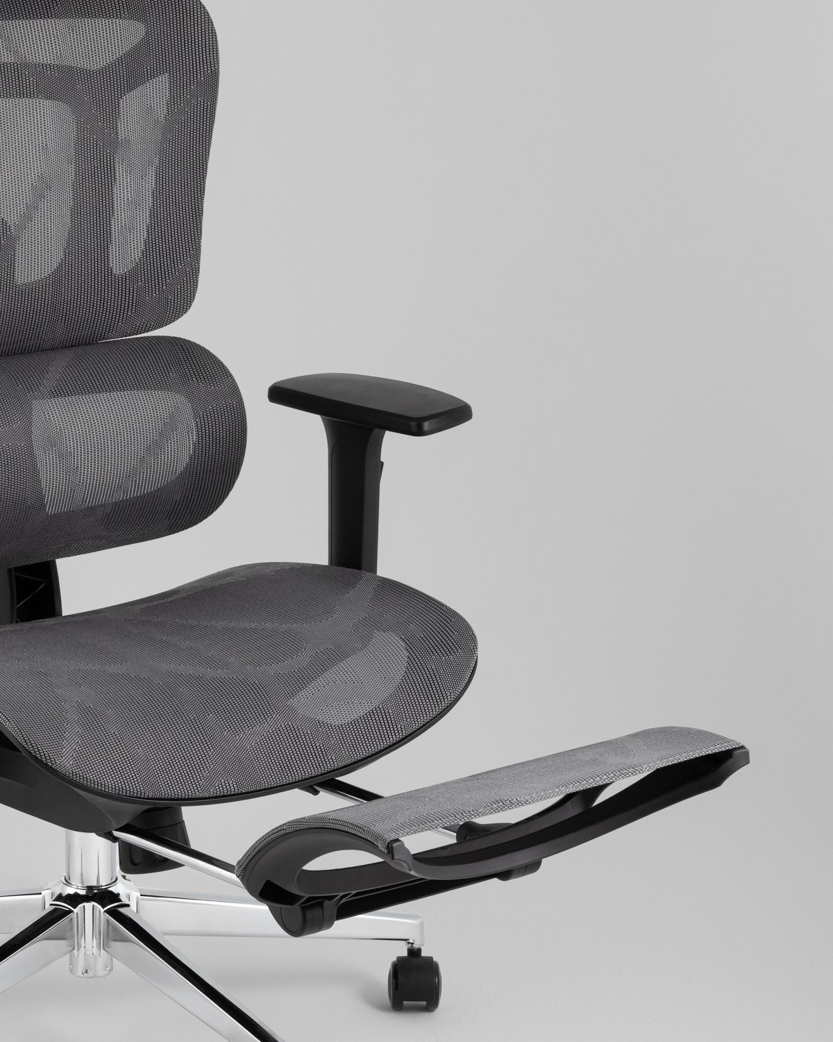 Кресло офисное TopChairs Nimbus серый фото 10