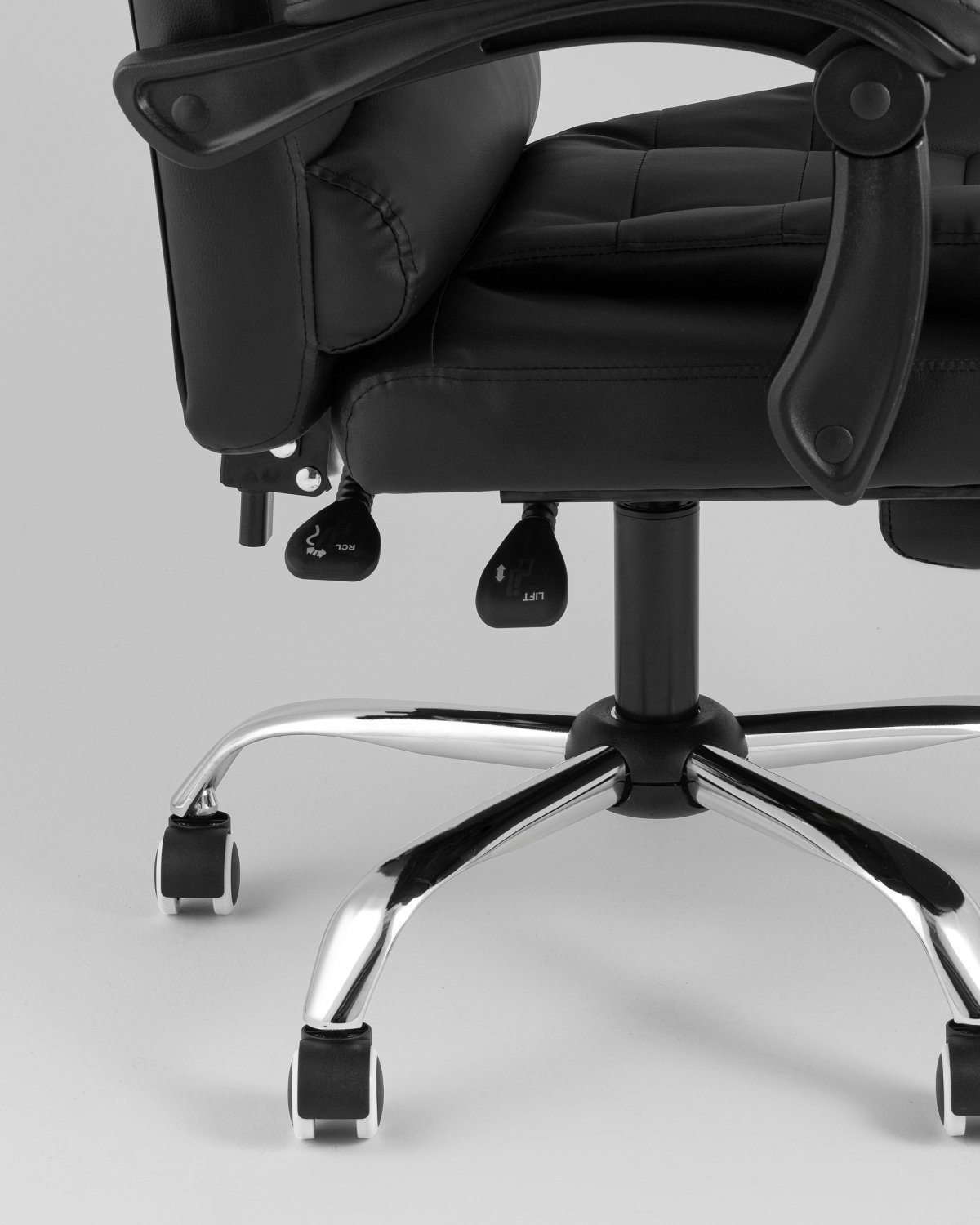 Кресло руководителя TopChairs President NEW черное фото 8