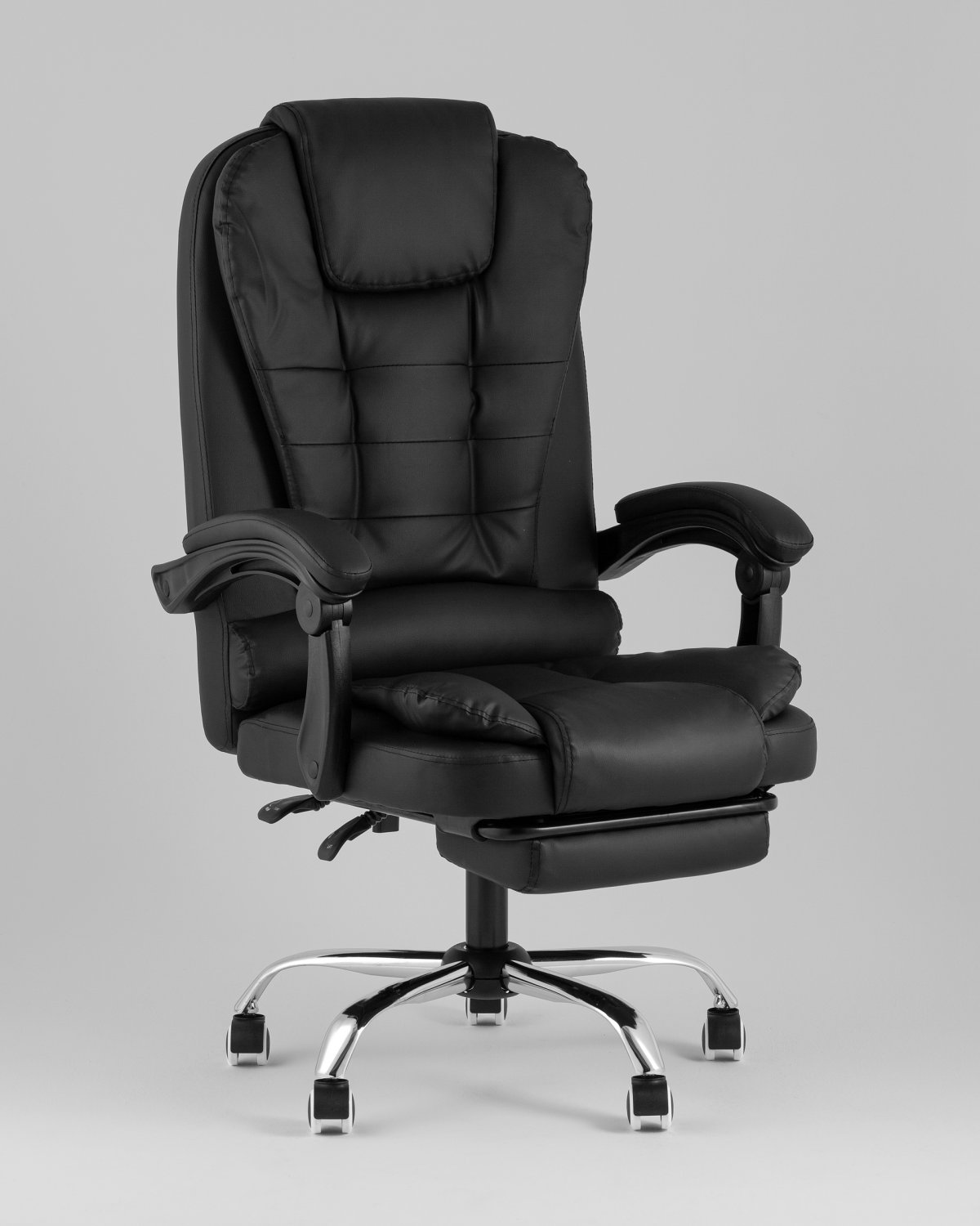 Кресло руководителя TopChairs President NEW черное фото 9