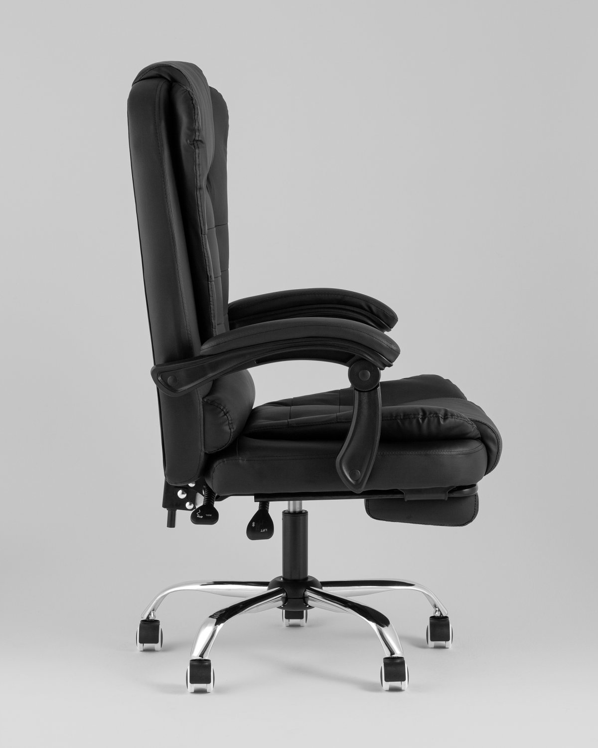 Кресло руководителя TopChairs President NEW черное фото 13