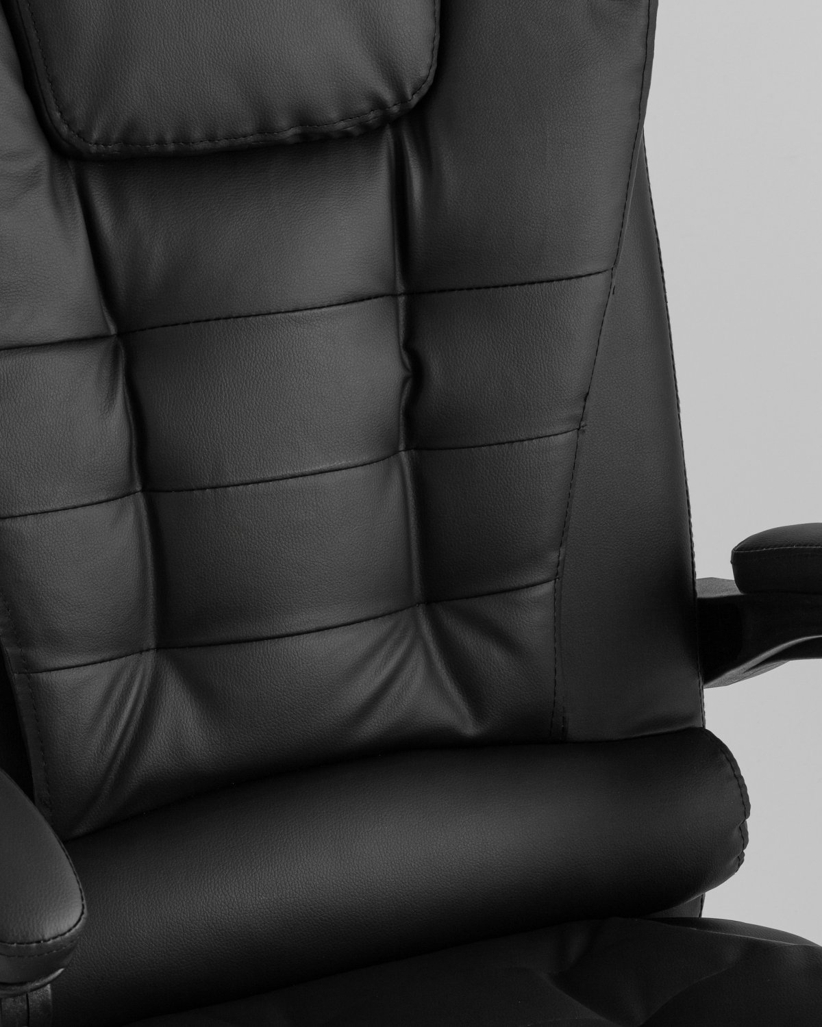 Кресло руководителя TopChairs President NEW черное фото 18