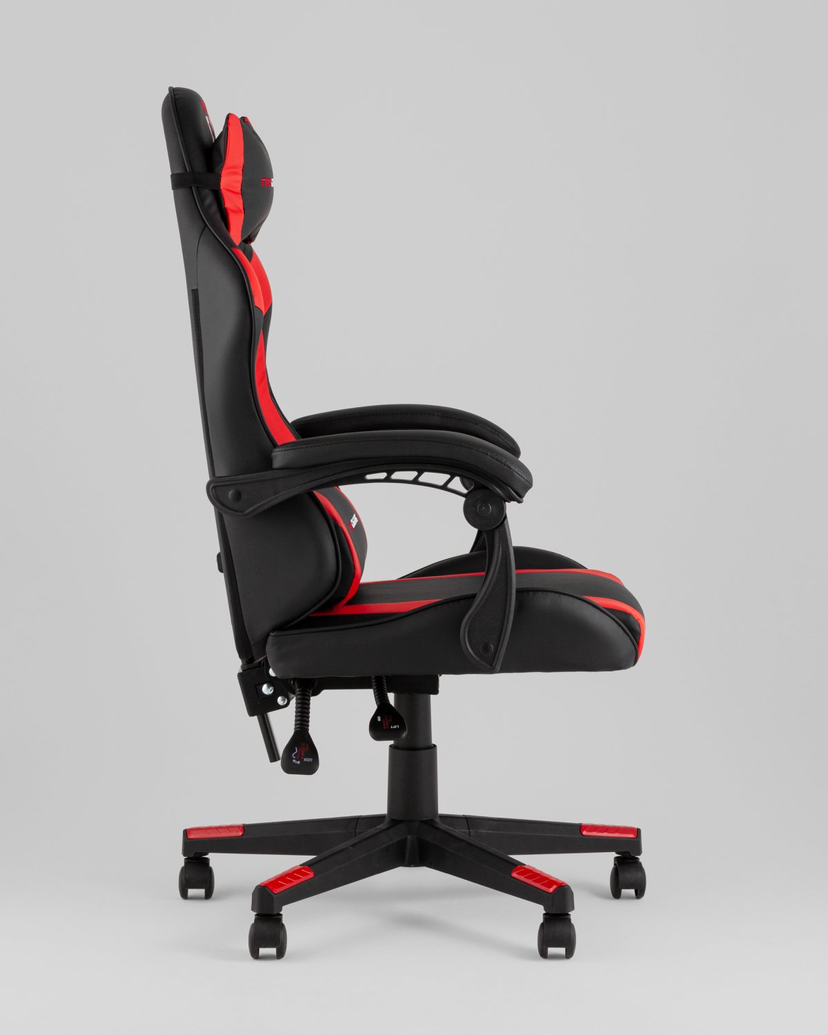 Кресло спортивное TopChairs Commander черно-красный фото 6