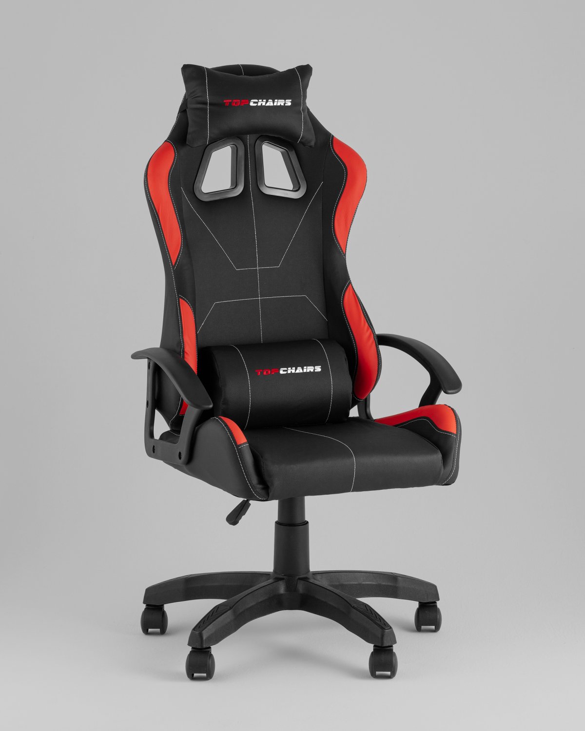 Кресло спортивное TopChairs Wyvern черно-красный фото 8