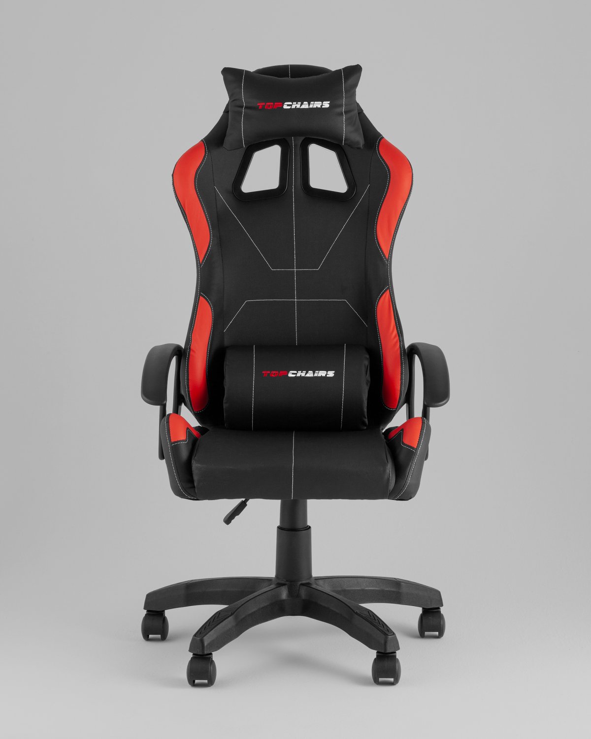 Кресло спортивное TopChairs Wyvern черно-красный фото 2
