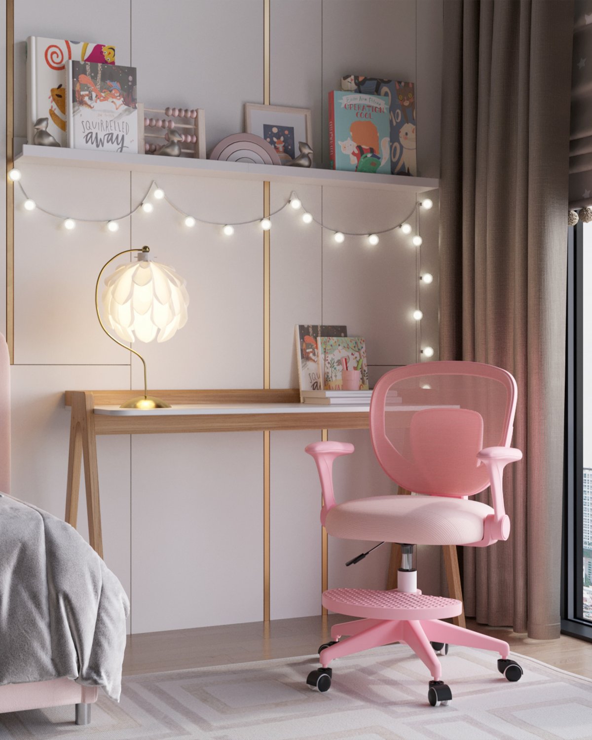 Кресло TopChairs Mila розовый фото 12