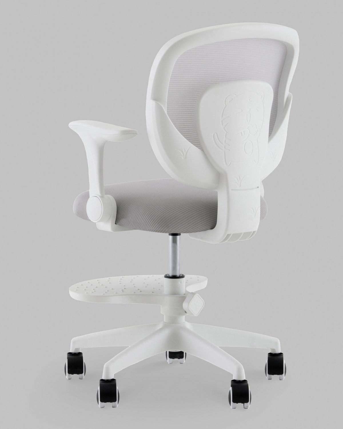 Кресло TopChairs Mila серый фото 5