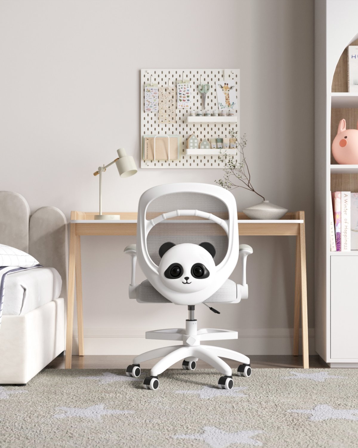 Кресло TopChairs Panda серый фото 3