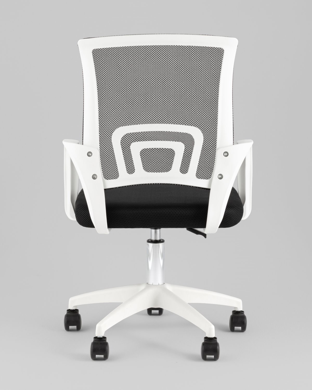 Кресло офисное TopChairs Simple SN черный пластик белый фото 5