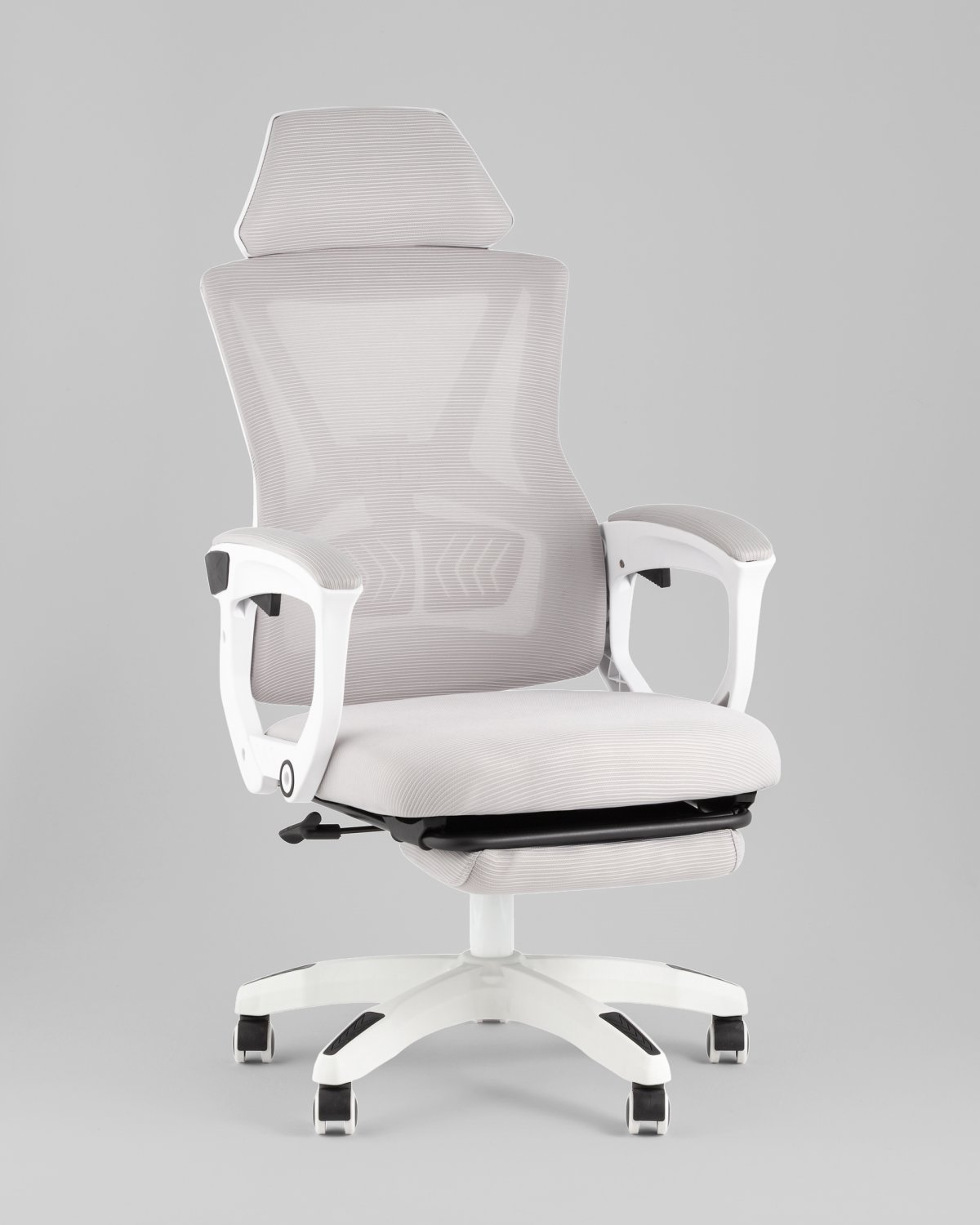 Кресло офисное TopChairs Vecto серый фото 2