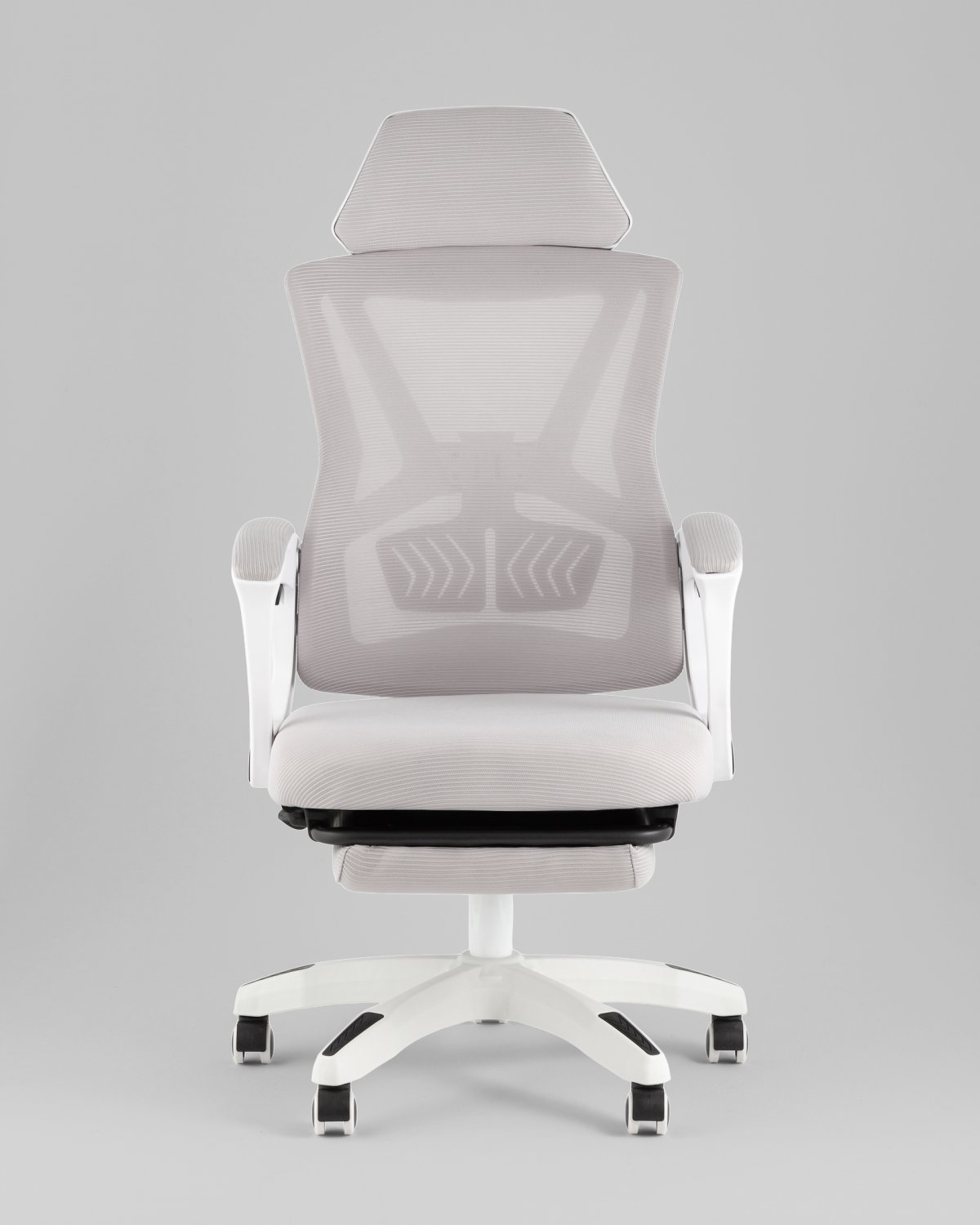 Кресло офисное TopChairs Vecto серый фото 3
