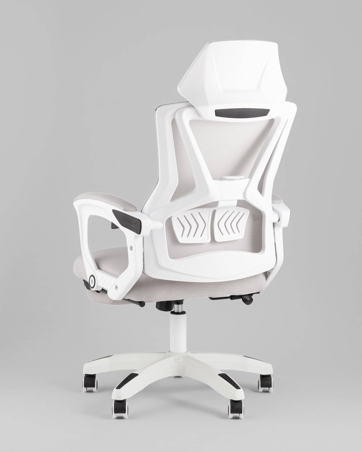 Кресло офисное TopChairs Vecto серый фото 6