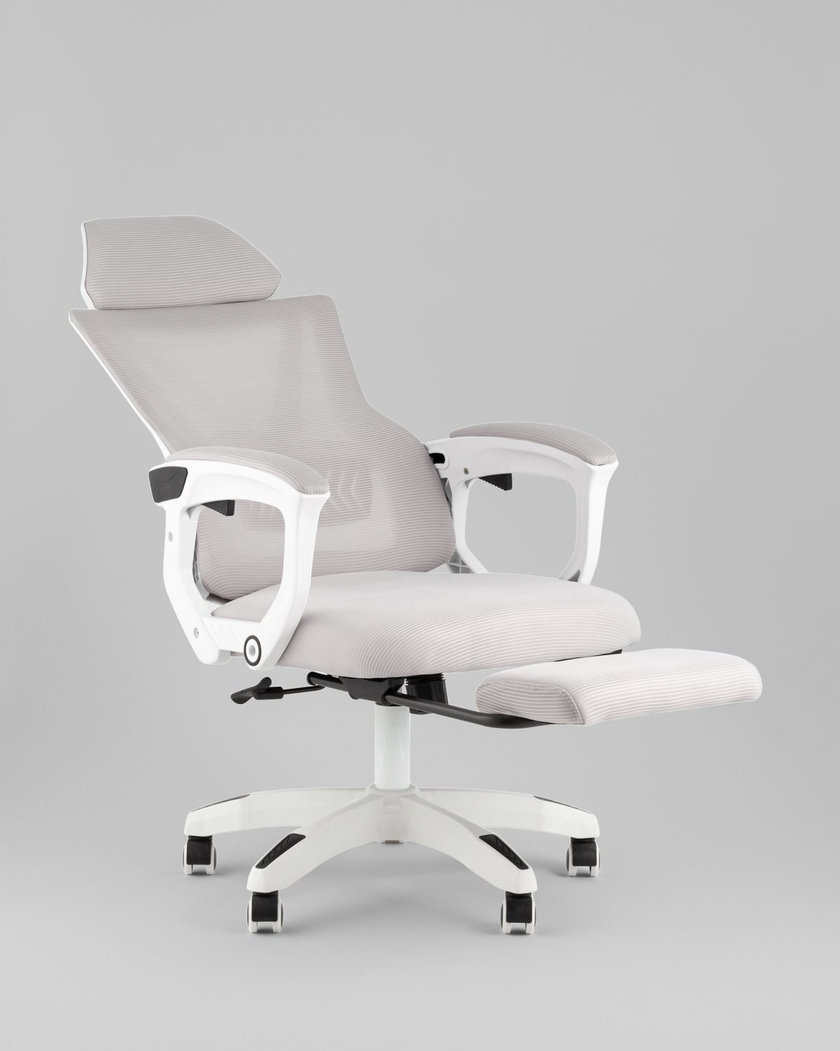 Кресло офисное TopChairs Vecto серый фото 7