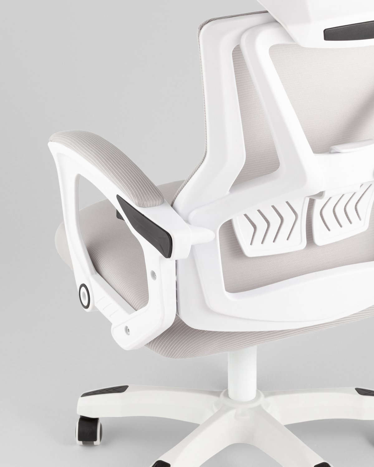 Кресло офисное TopChairs Vecto серый фото 8