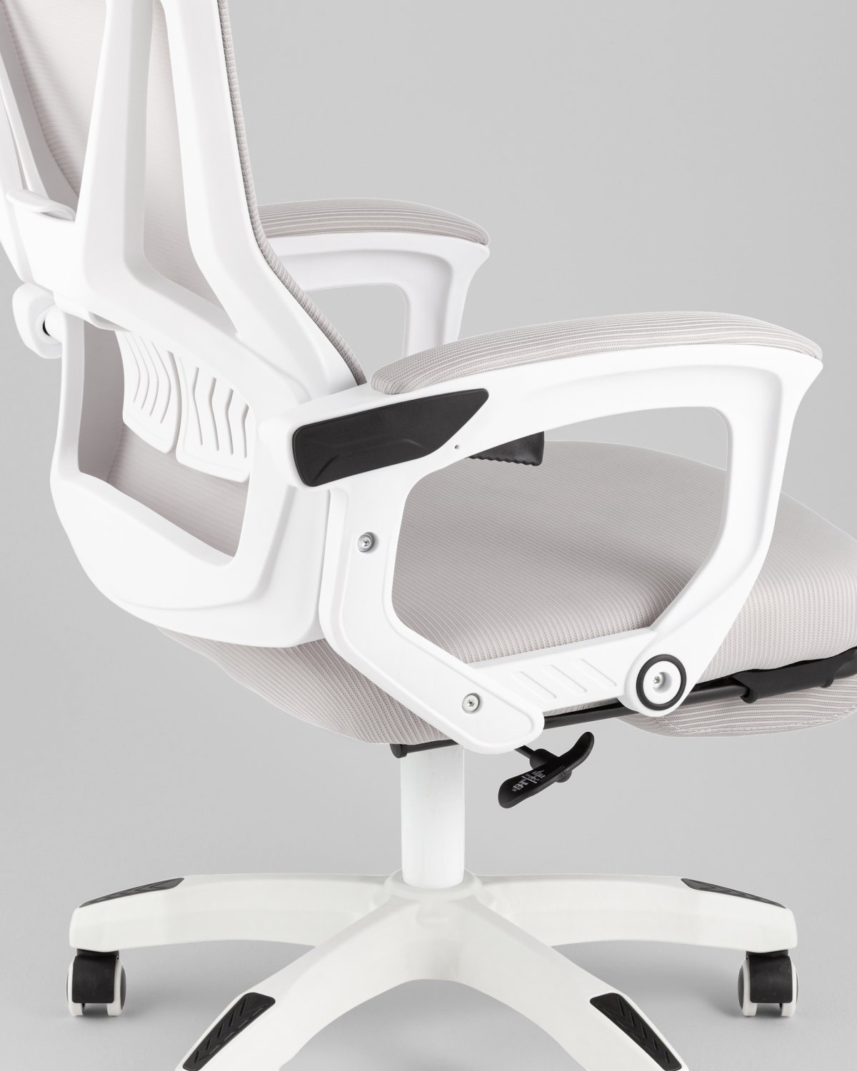 Кресло офисное TopChairs Vecto серый фото 9