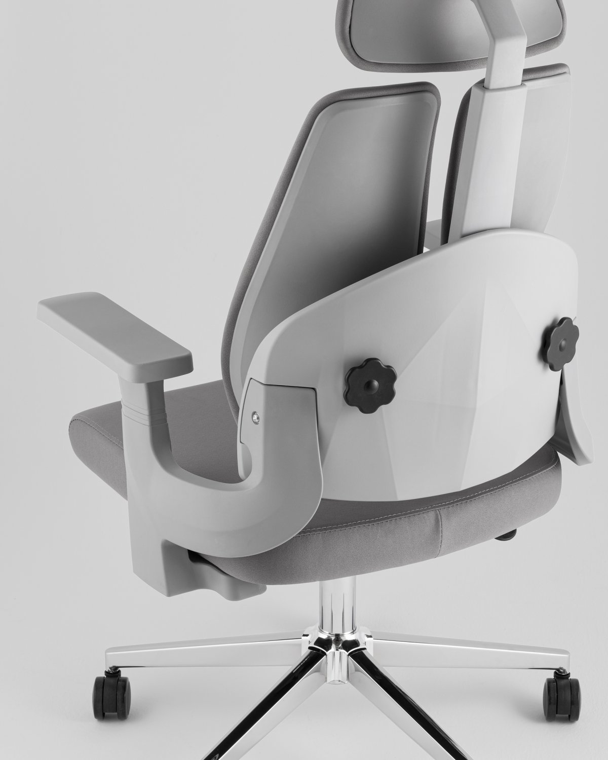 Кресло офисное TopChairs Kineo серый фото 10