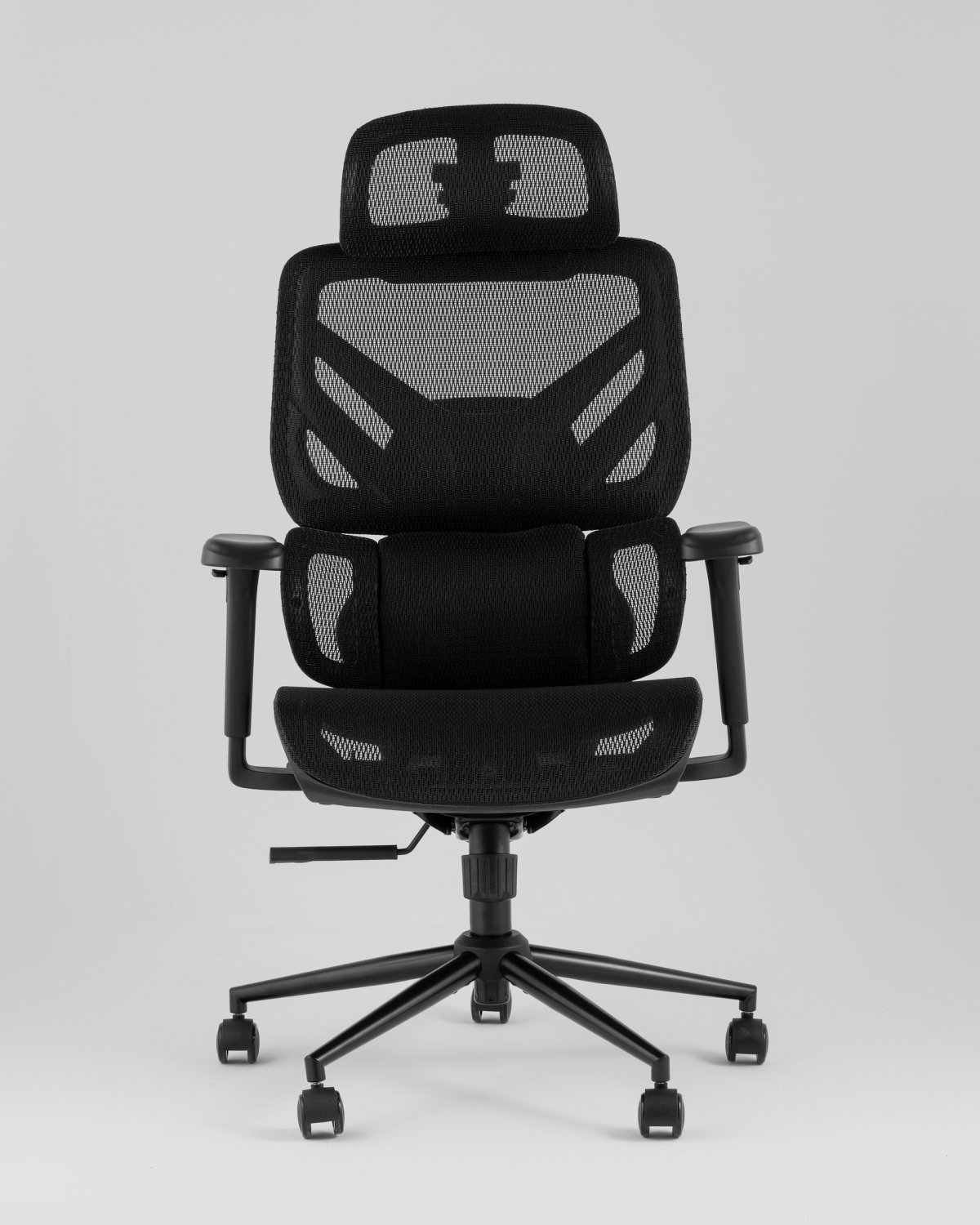 Кресло офисное TopChairs Structo черная сетка фото 3