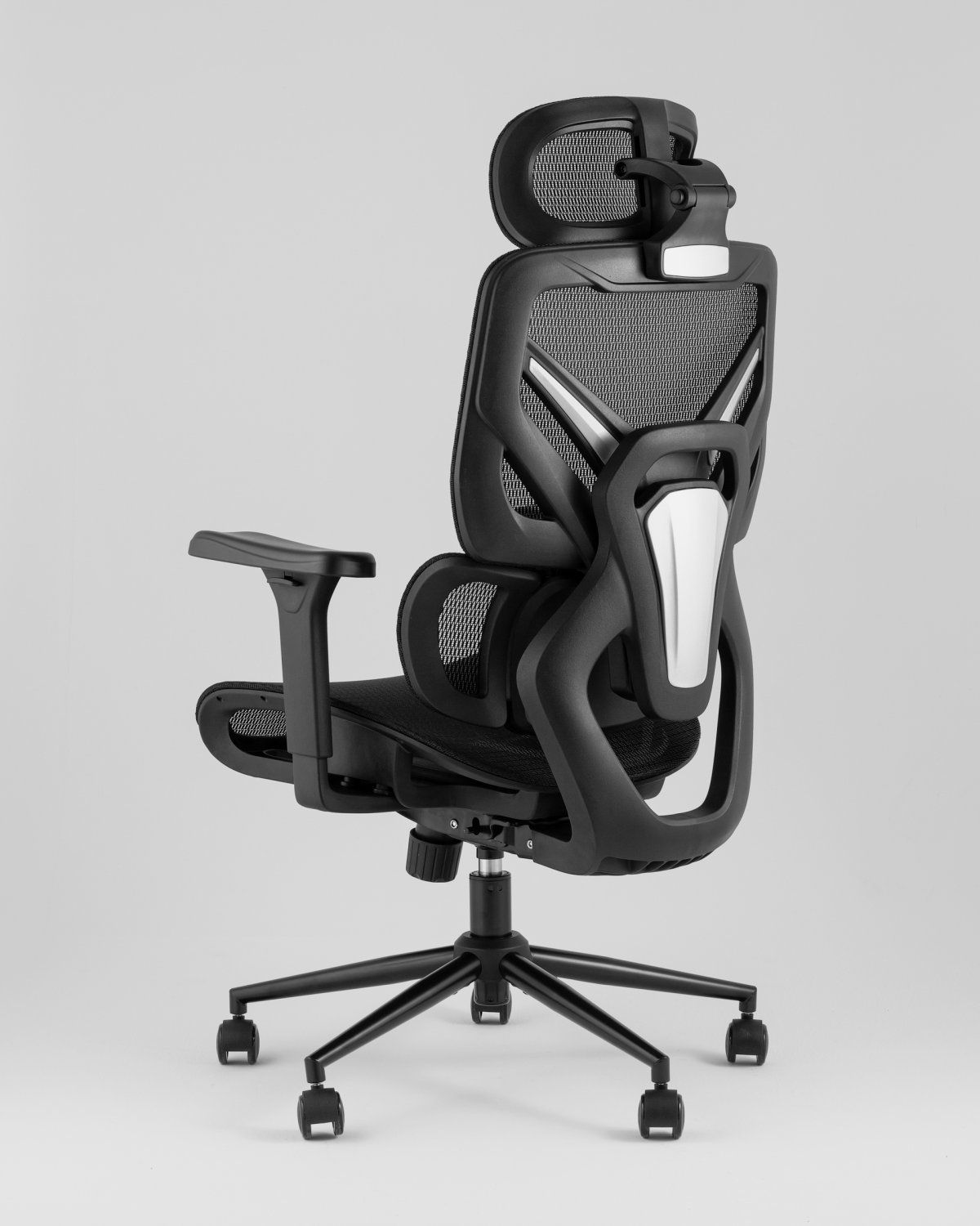 Кресло офисное TopChairs Structo черная сетка фото 12