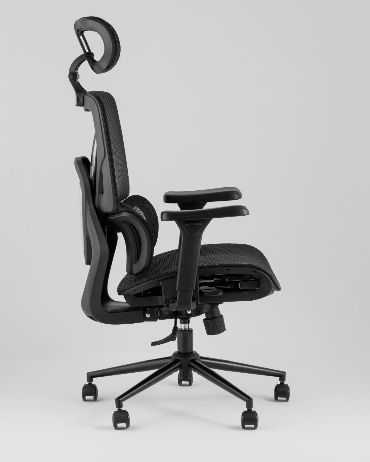 Кресло офисное TopChairs Structo черная сетка фото 17