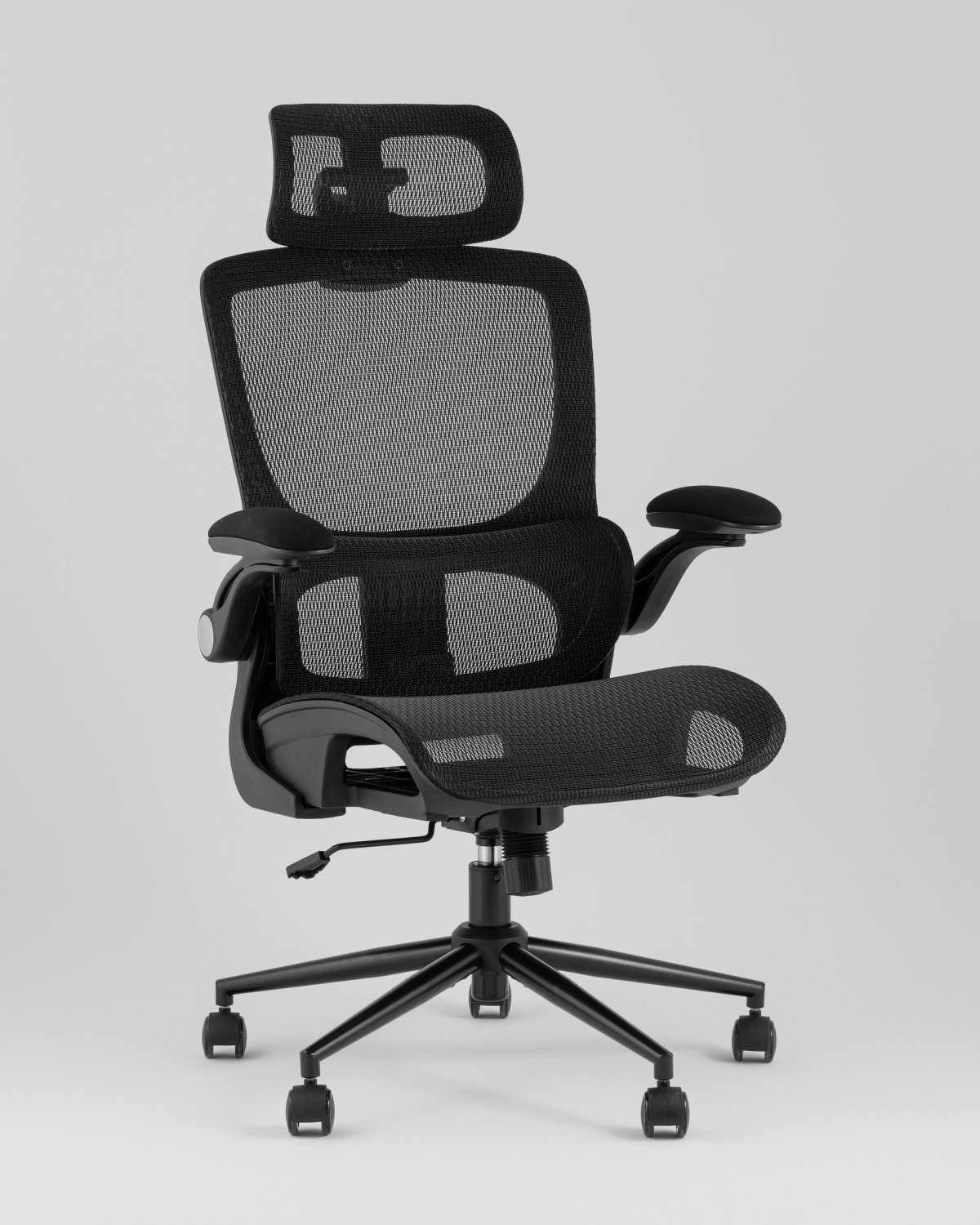 Кресло офисное TopChairs Tactus черная сетка фото 2