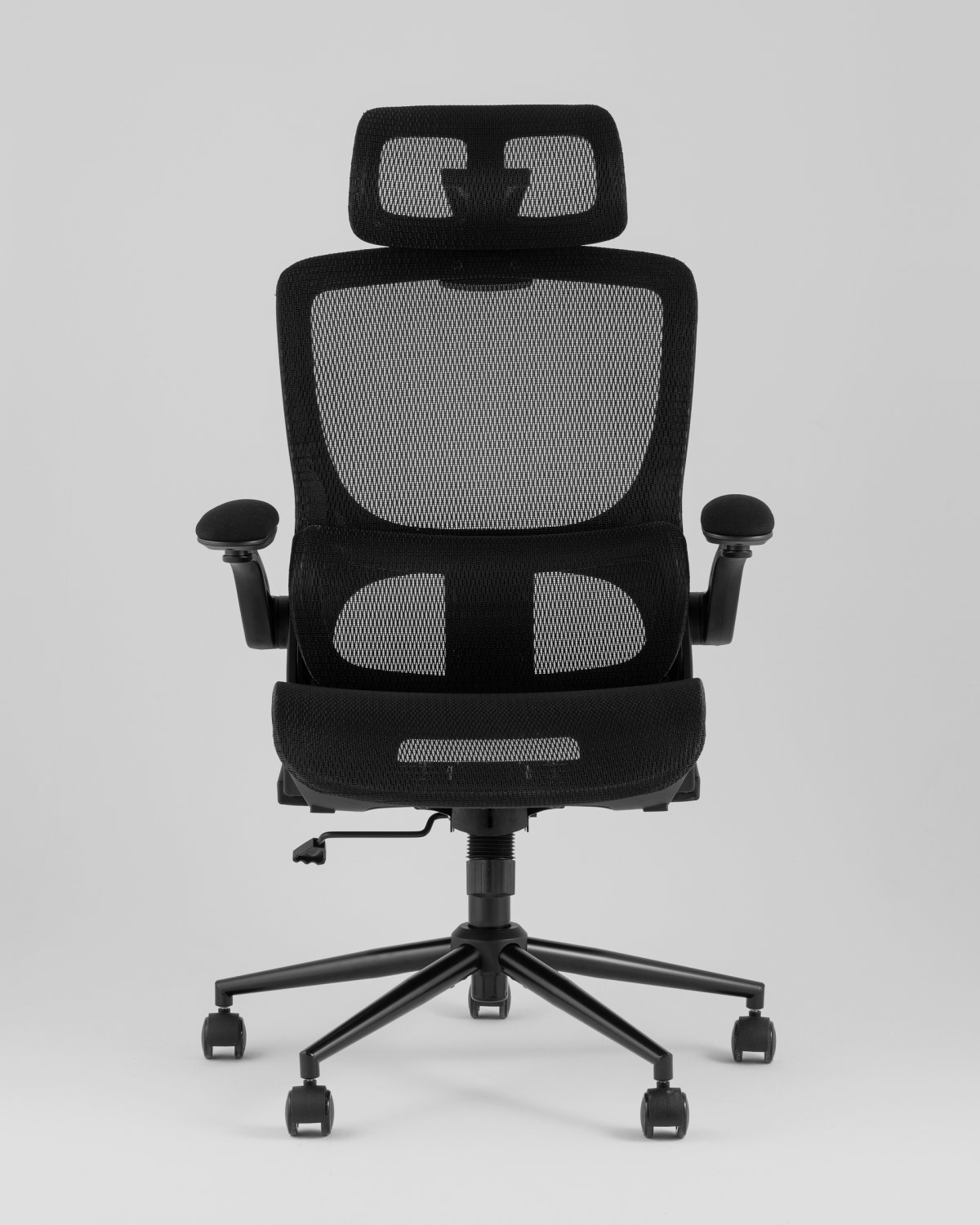 Кресло офисное TopChairs Tactus черная сетка фото 3