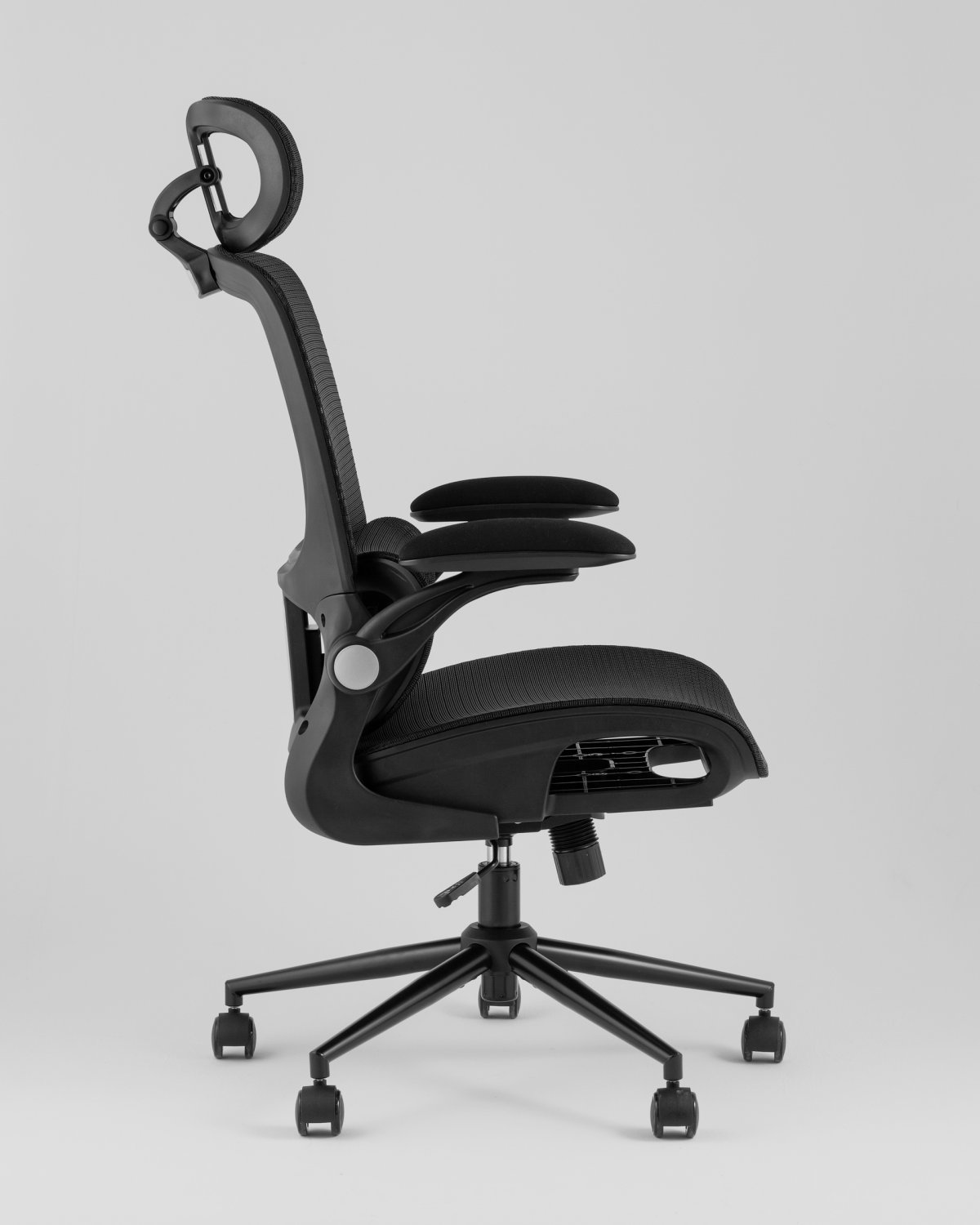 Кресло офисное TopChairs Tactus черная сетка фото 5