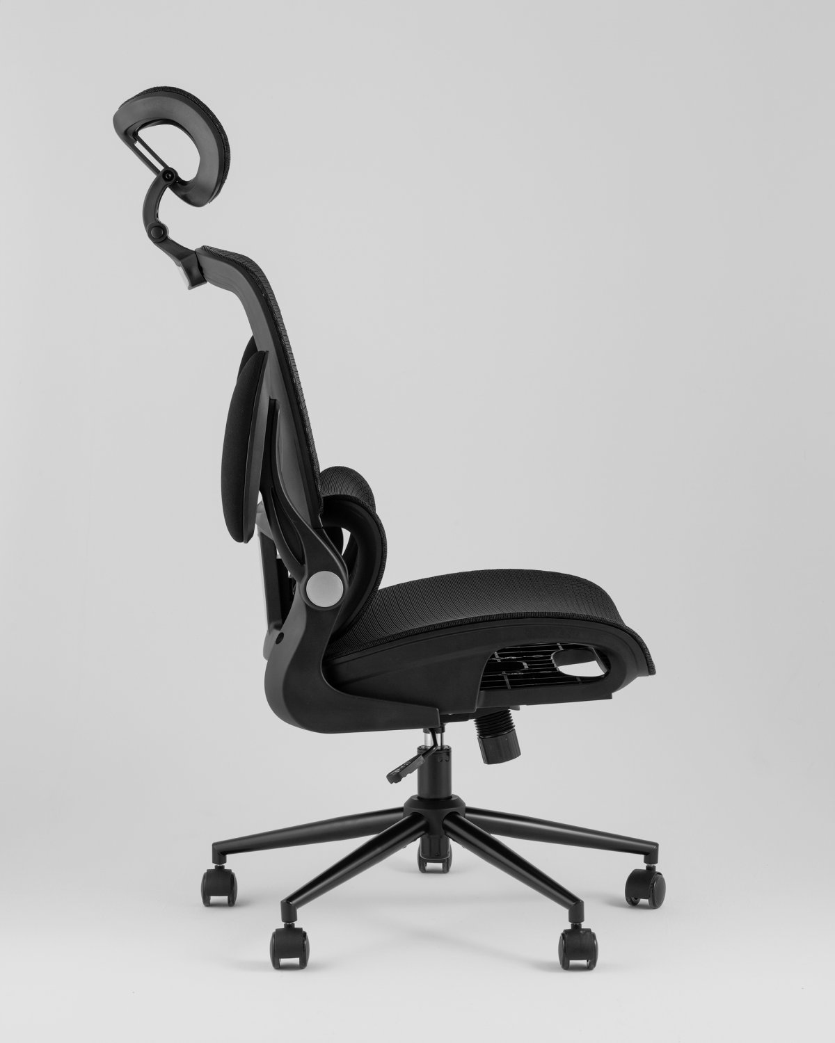 Кресло офисное TopChairs Tactus черная сетка фото 7