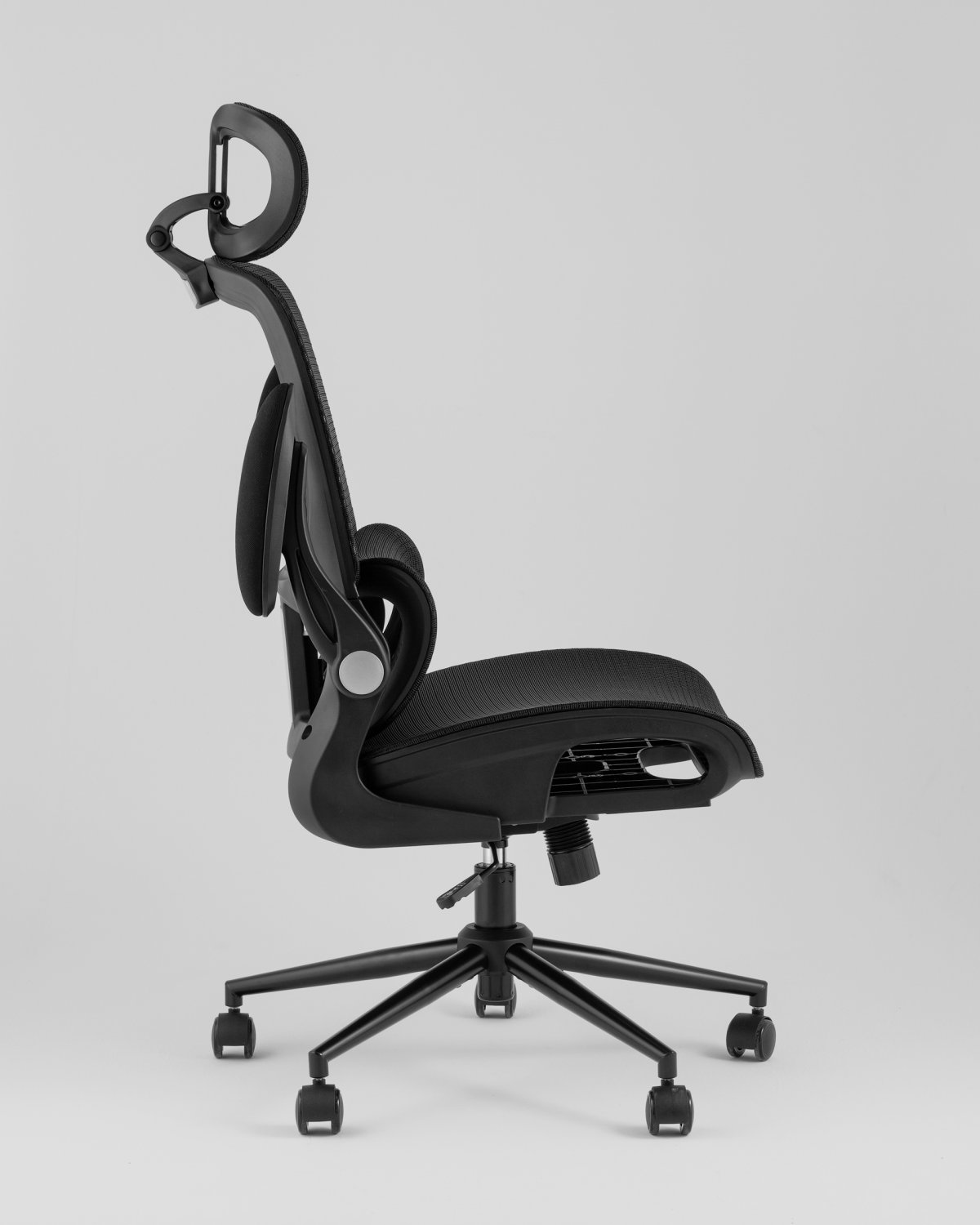 Кресло офисное TopChairs Tactus черная сетка фото 9