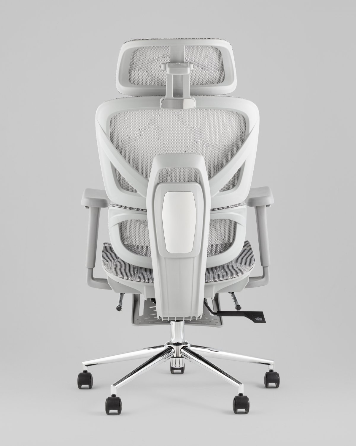 Кресло офисное TopChairs Vertus серая сетка фото 5