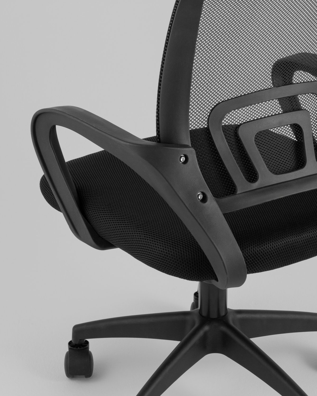 Кресло офисное TopChairs Simple SN черный фото 9