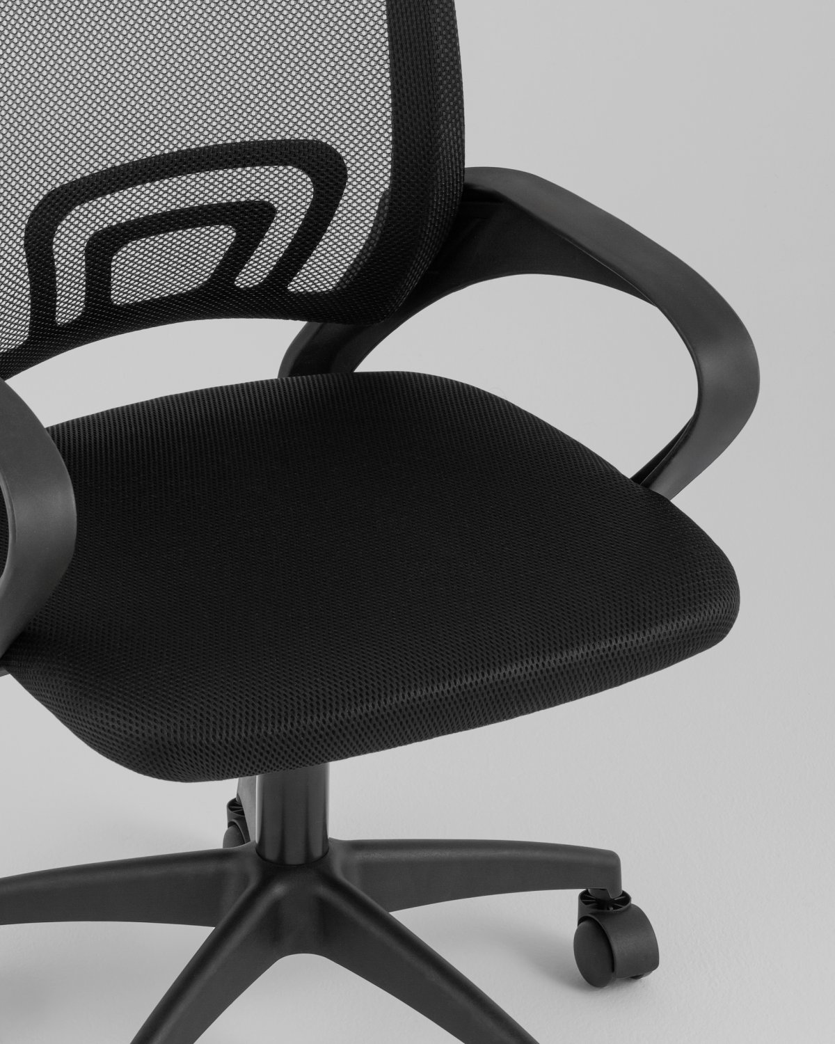 Кресло офисное TopChairs Simple SN черный фото 10