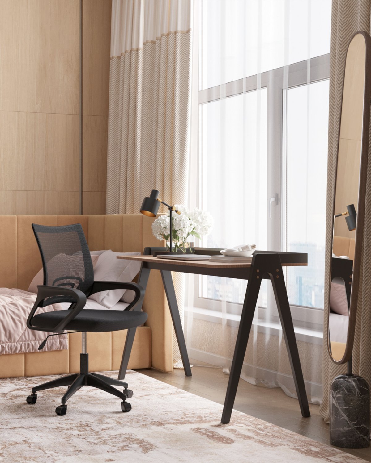 Кресло офисное TopChairs Simple SN черный фото 13