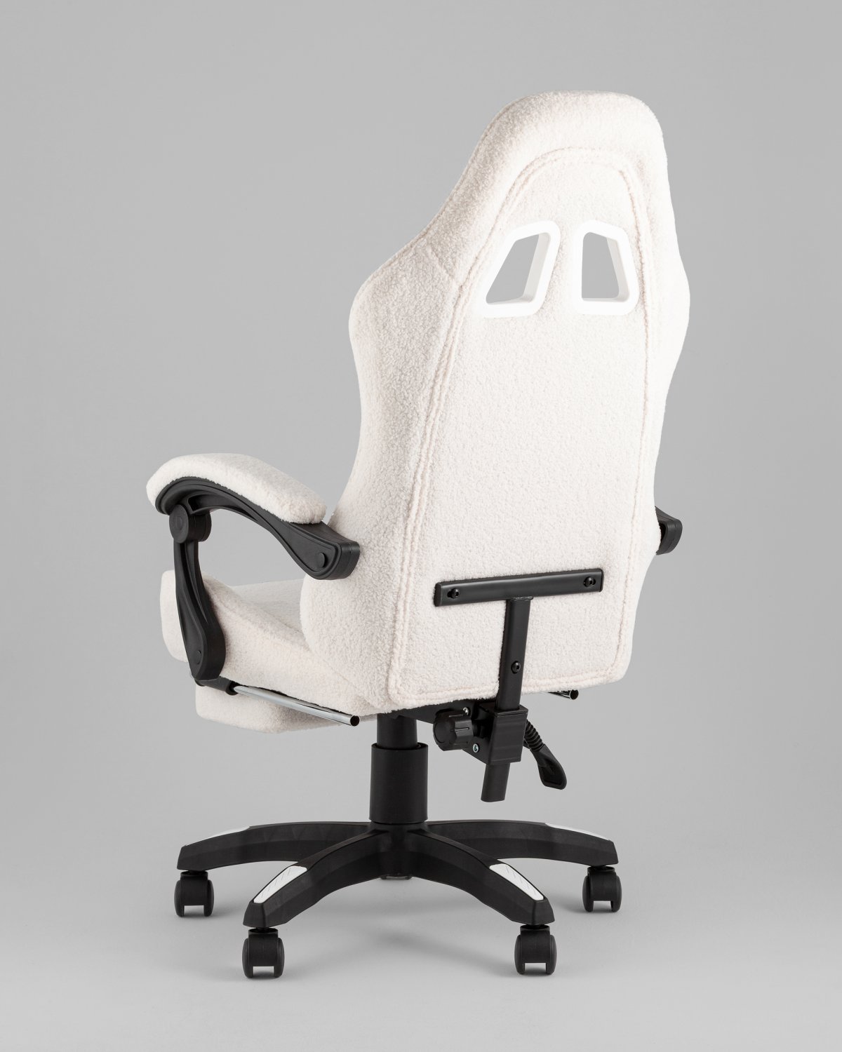 Кресло спортивное TopChairs MG-7019 букле белый фото 13
