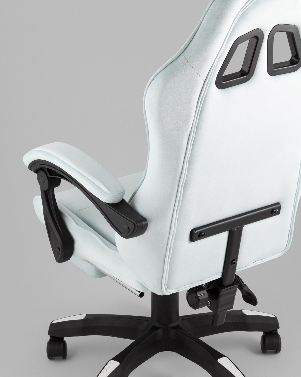 Кресло спортивное TopChairs MG-7019 велюр светло-голубой фото 8