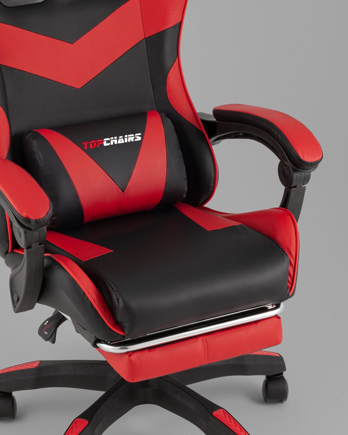 Кресло спортивное TopChairs MG-7019 черно-красный фото 17