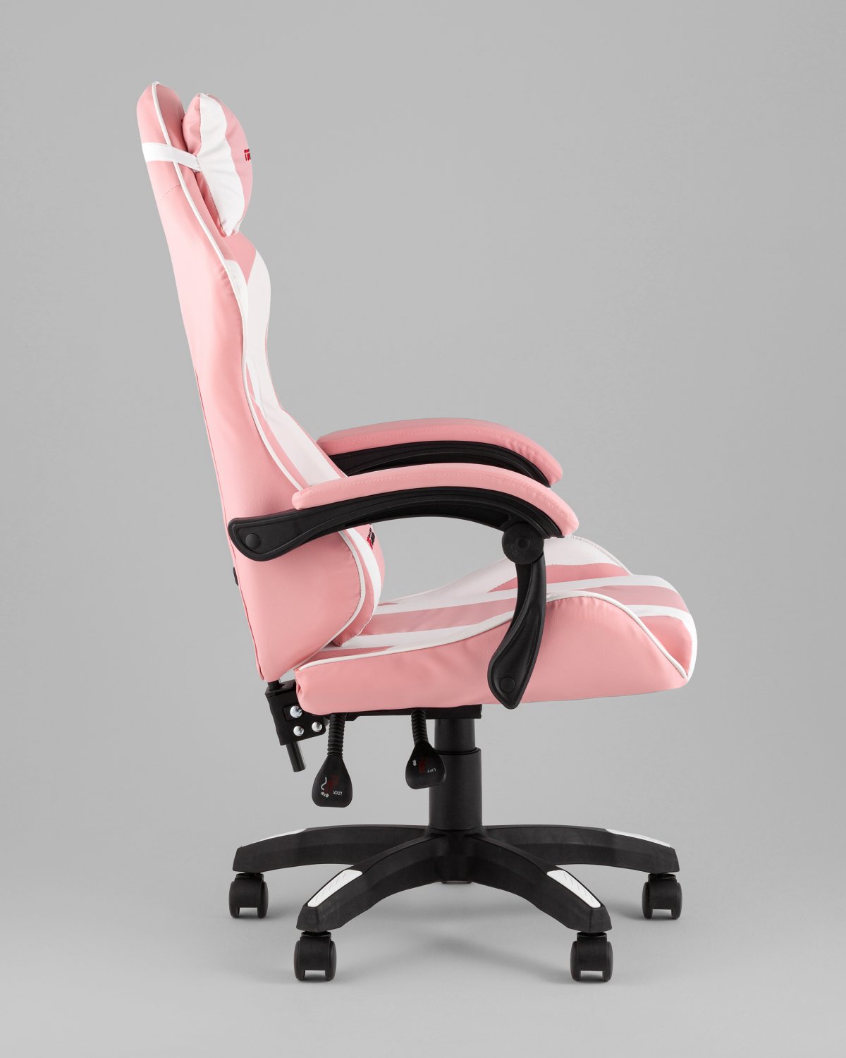 Кресло спортивное TopChairs MG-7035 розово-белый фото 12