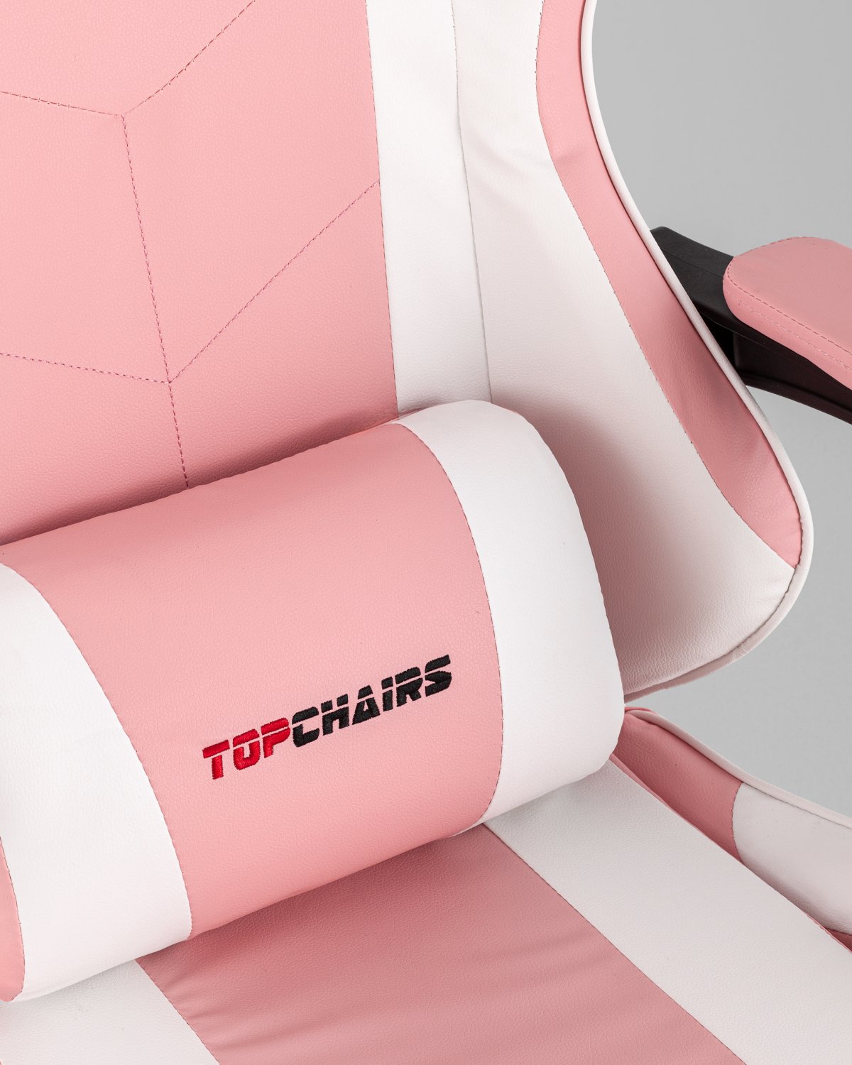 Кресло спортивное TopChairs MG-7035 розово-белый фото 16