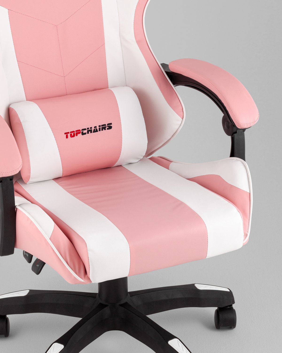 Кресло спортивное TopChairs MG-7035 розово-белый фото 17