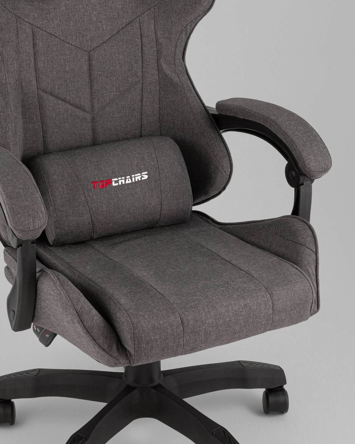 Кресло спортивное TopChairs MG-7036 ткань серый фото 8