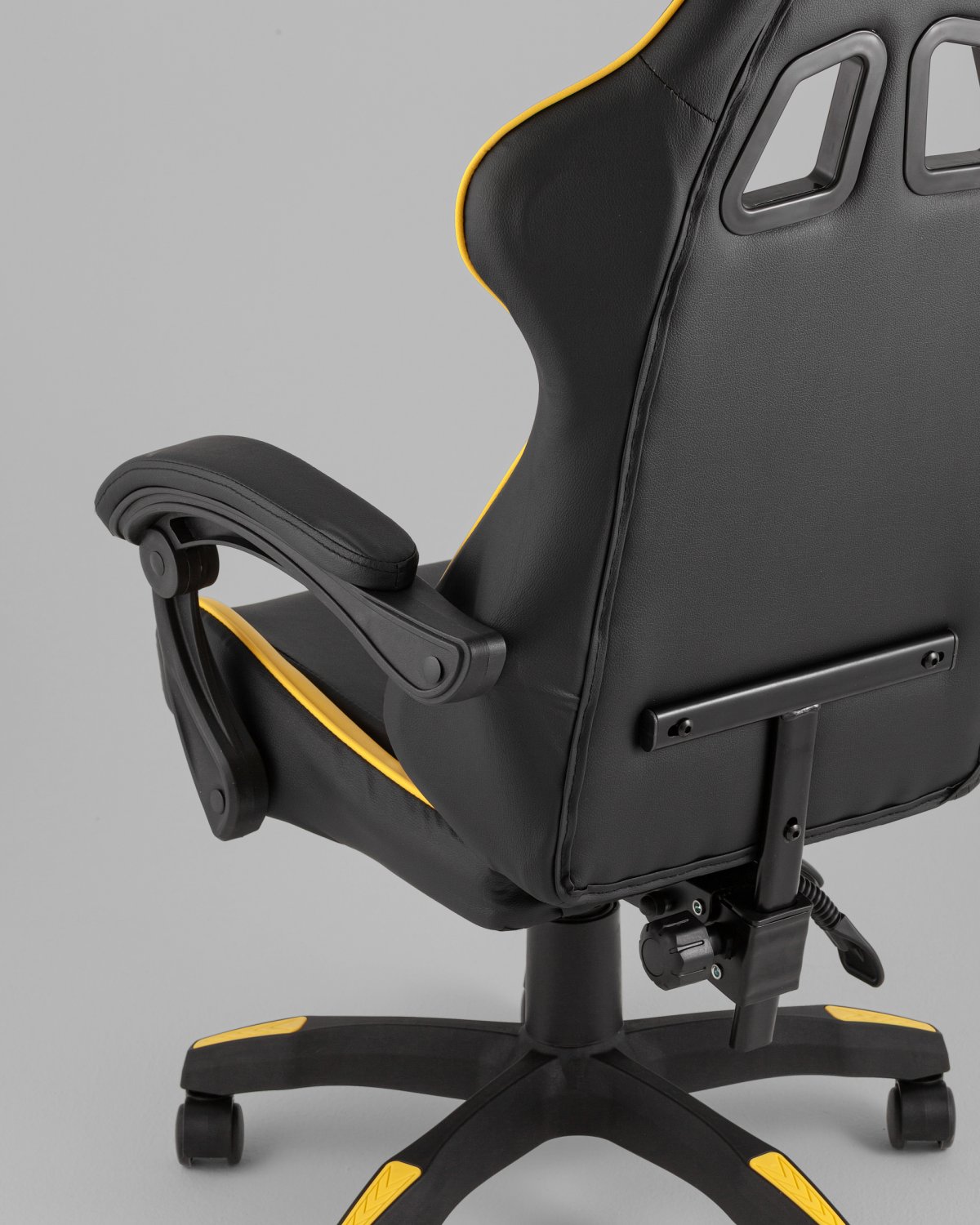 Кресло спортивное TopChairs MG-7043 черно-жёлтый фото 7