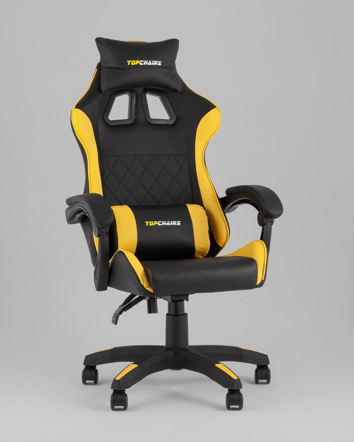 Кресло спортивное TopChairs MG-7043 черно-жёлтый фото 8