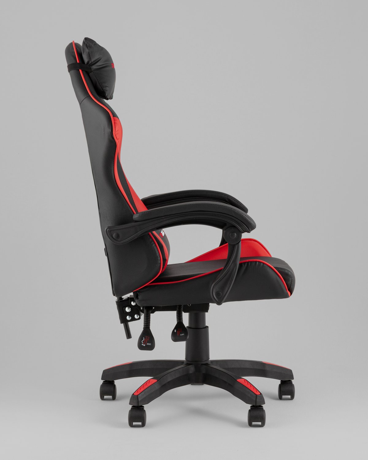 Кресло спортивное TopChairs MG-7043 черно-красный фото 12