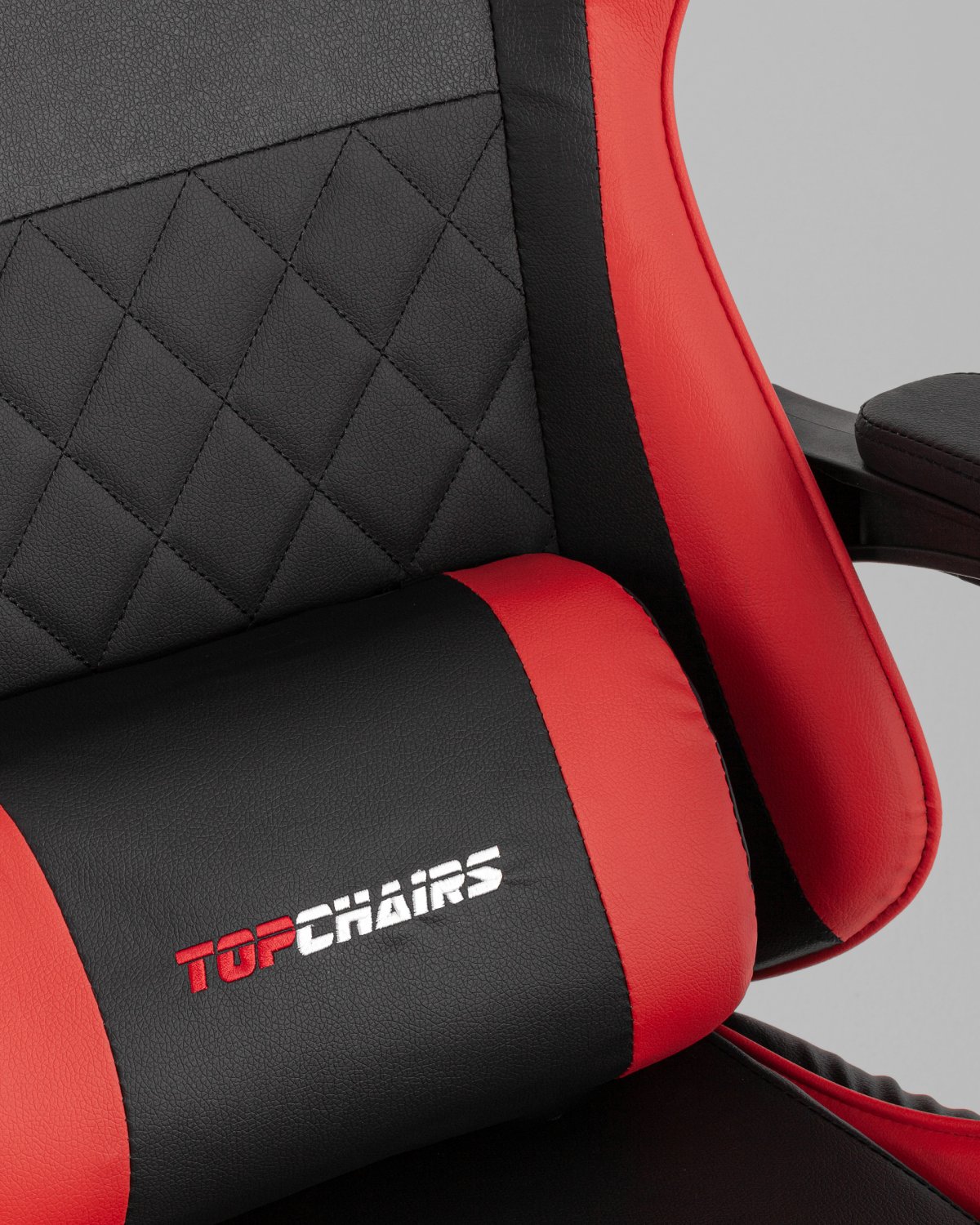 Кресло спортивное TopChairs MG-7043 черно-красный фото 17