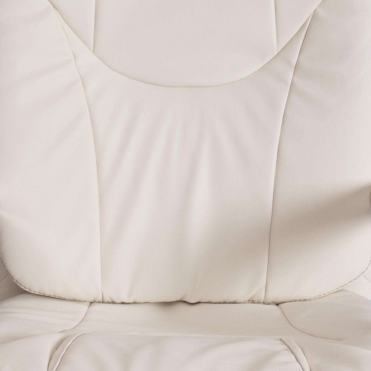 Кресло Софти Люкс/Softy Lux Экокожа LUX Classic 18-01, белый фото 13