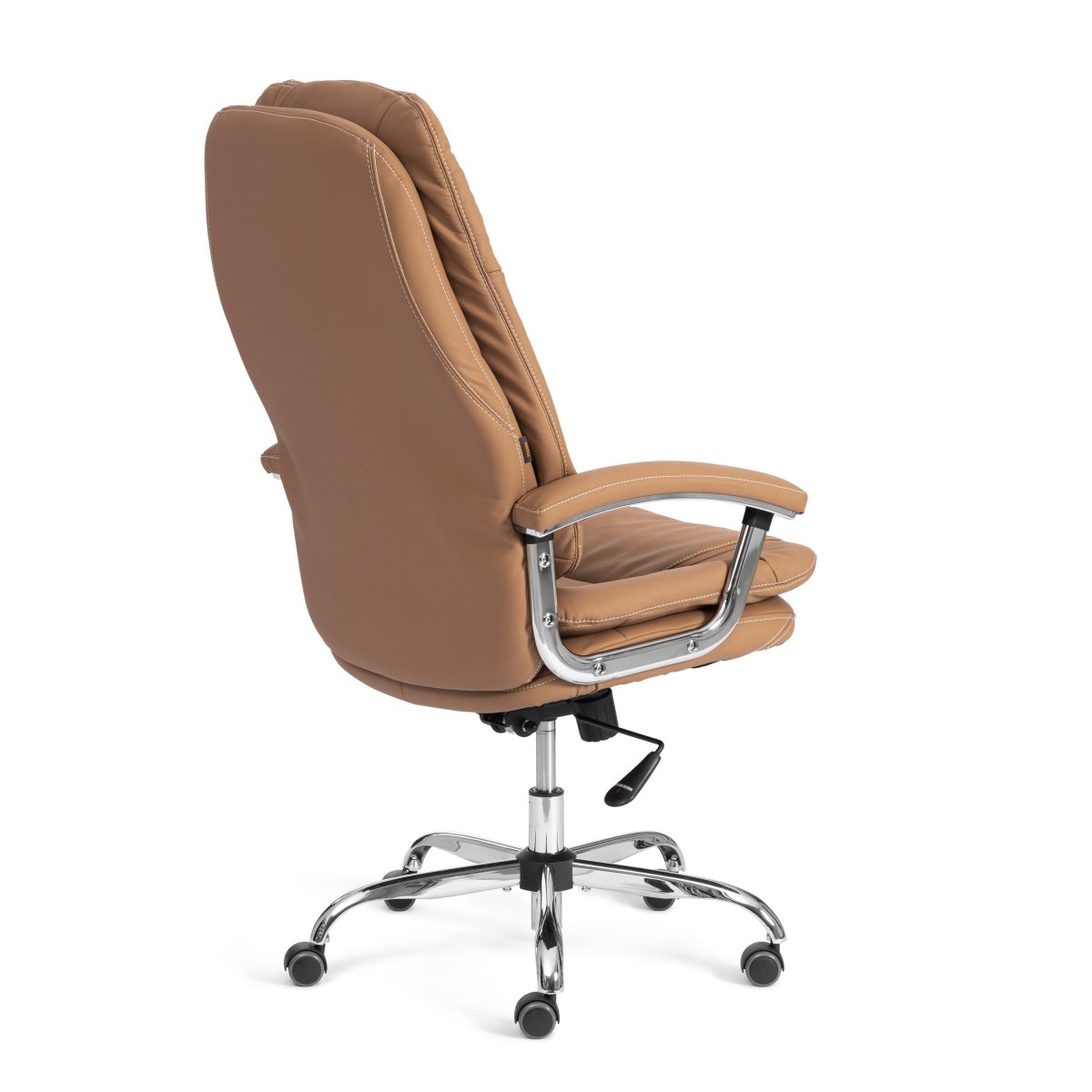 Кресло Софти Люкс/Softy Lux Экокожа LUX Classic 18-13, св.-коричневый фото 5