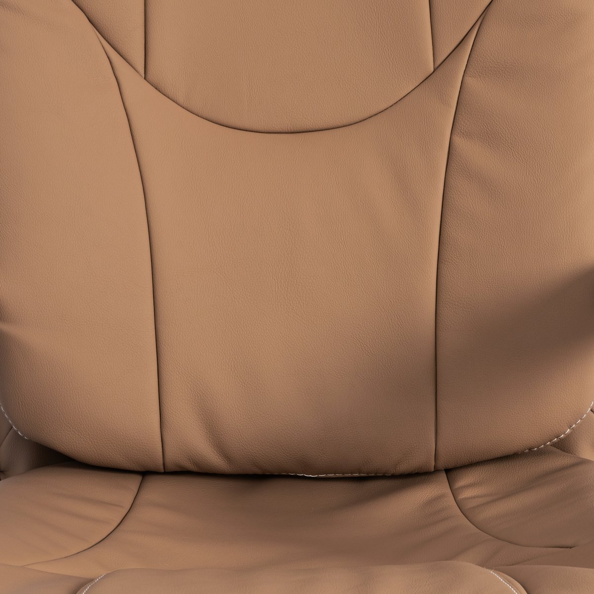 Кресло Софти Люкс/Softy Lux Экокожа LUX Classic 18-13, св.-коричневый фото 28