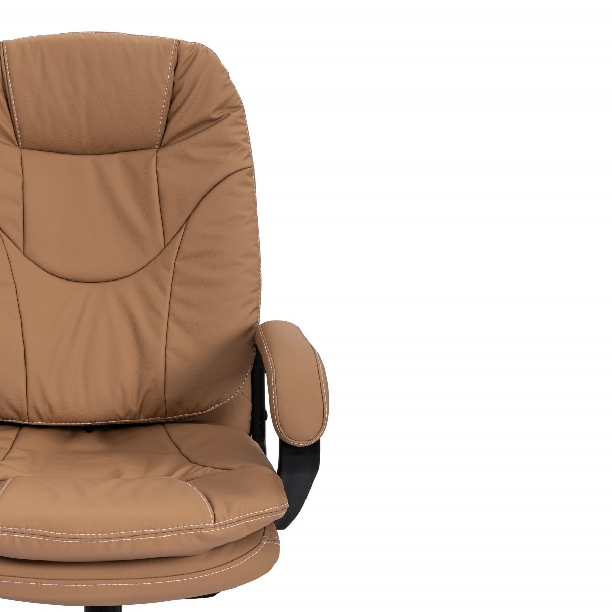 Кресло Комфорт Лт/Comfort Lt (22) кож/зам, св.-коричневый, 13 фото 8