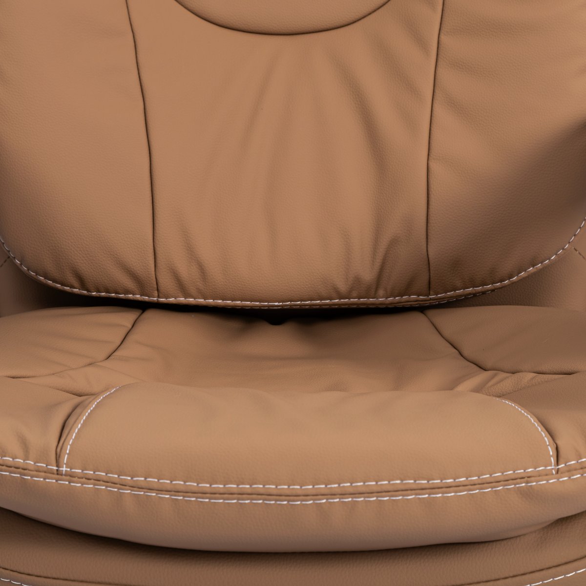 Кресло Комфорт Лт/Comfort Lt (22) кож/зам, св.-коричневый, 13 фото 14