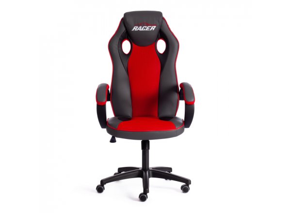 Кресло RACER GT new металлик/красный