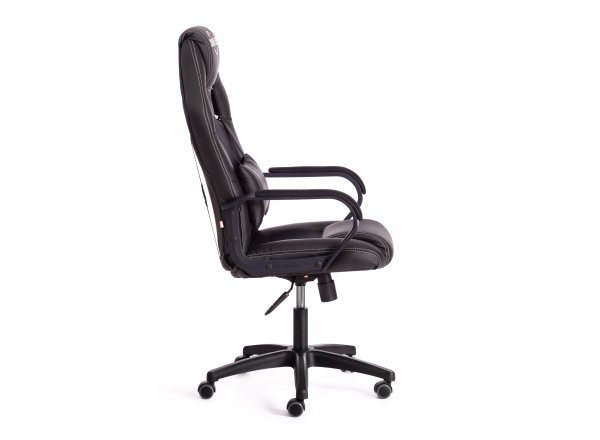 Кресло DRIVER 22  кож/зам/ткань, черный/черный фото 2