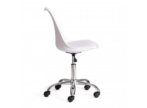 Офисное кресло TULIP mod.106-1 White белый / Chrome хром фото 2